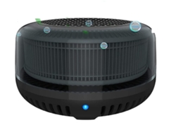Purificador de aire para coche con filtro de carbón activado H13 HEPA auténtico para negro de humo USHION