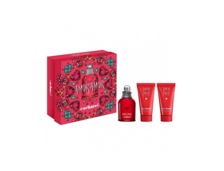 Eau de Toilette y 2 Lociones 50ml CACHAREL Amor Amor Set 50ml – Mujer