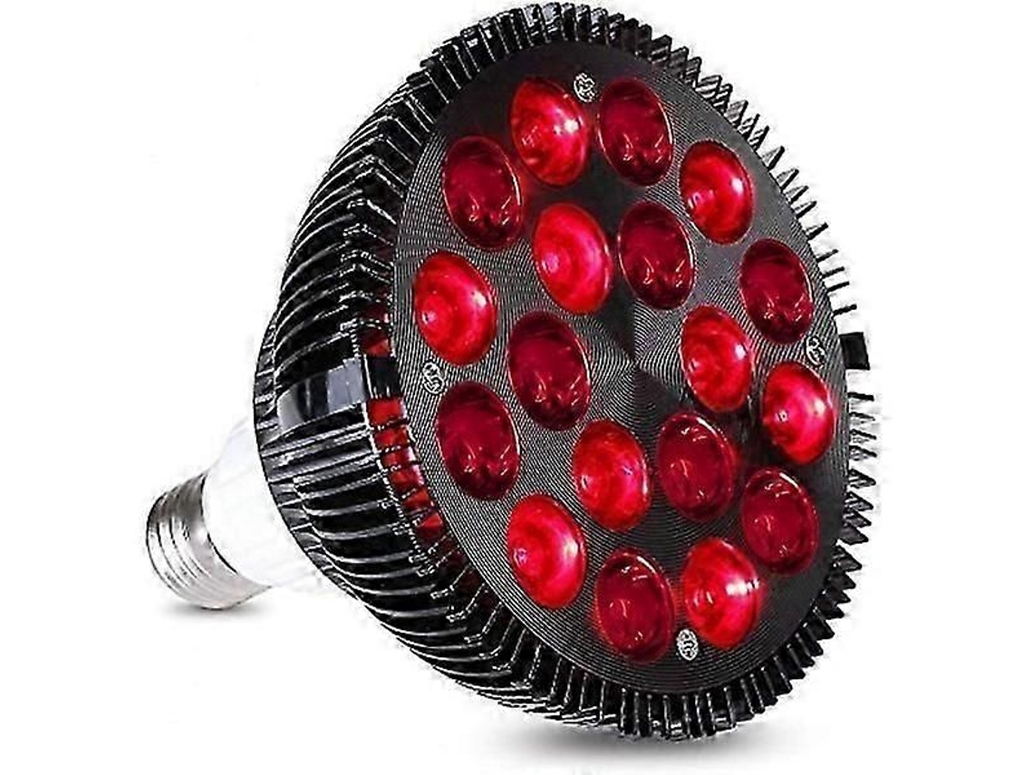 Lámpara de fototerapia roja Wolezek de 36 W con 18 LED, combinación de luz roja de 660 nm y luz infrarroja cercana de 850 nm. GOKOCO