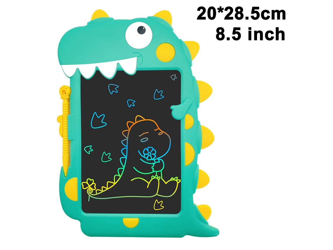 Tableta de escritura LCD colorida para niños, tablero de garabatos de dibujo borrable, juguetes electrónicos, almohadilla de garabato digital con lápi JEDBESETZT