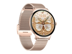 Reloj Inteligente Ultrafino para Mujer para Deportes al Aire Libre Diseño Moderno Notificaciones Inteligentes y Monitoreo de Salud Rosa YEMAESRE