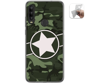 Carcasa Alcatel 1SE 2020 TUMUNDOSMARTPHONE Camuflaje 01 Multicolor