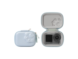 Bolso bandolera portátil impermeable para DJI Action6, a prueba de golpes, HENTEN HOME, azul