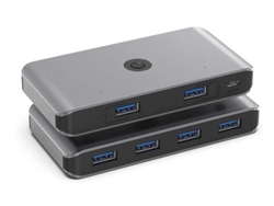 Conmutador KVM USB 3.0 YIZHOOD, color negro