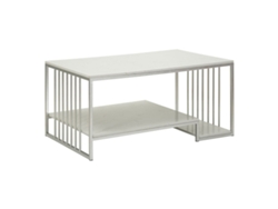 Mesa de centro Mf790, metal, color plata, 90 x 45 x 60 cm, Epikasa