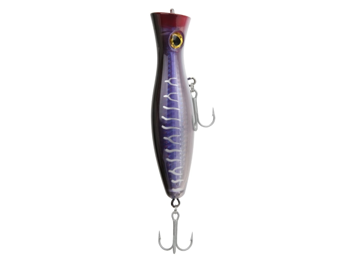 Señuelo Duro Popper Con Anillo De Anzuelo Y Ojos 3d, Equipo De Pesca Marina 004