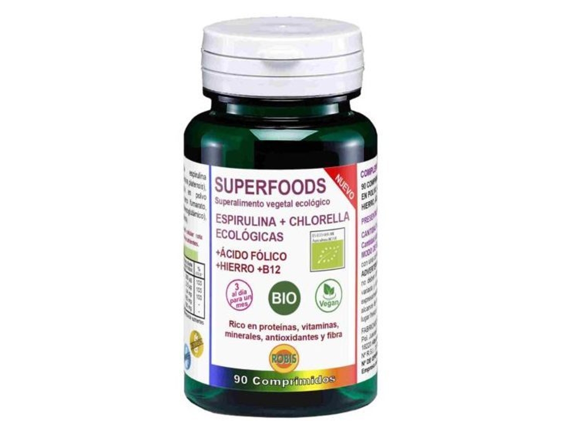 ROBIS Espirulinachlorella Bio 90 Comprimidos