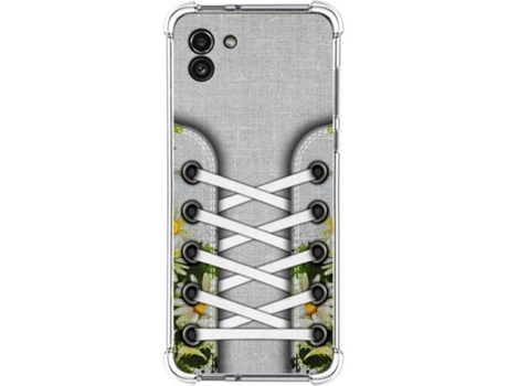 Carcasa para Samsung Galaxy A03 TUMUNDOSMARTPHONE Dibujos Antigolpes Zapatillas 08 Multicolor