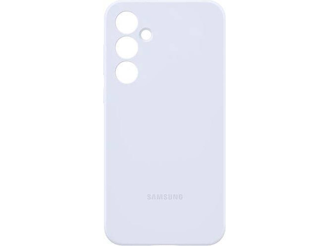 Funda SAMSUNG Galaxy A55 (Silicone - Azul Claro)