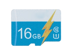 Tarjeta De Memoria 16g Alta Velocidad Transferencia Almacenamiento De Expansión Para Cámara De Teléfono Inteligente Azul