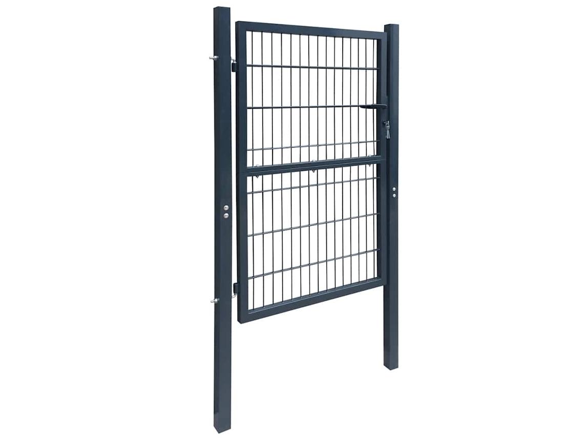 Maison Exclusive - Puerta De Valla 2d (individual) Gris Antracita 100x120 Cm
