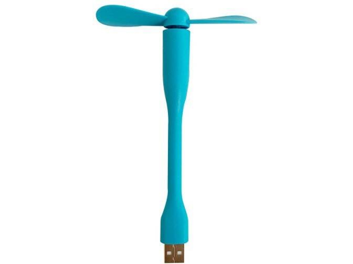 Mini Ventilador USB GOEIK 14-FANUSBPEN-A (Diámetro 8,5 cm - Azul)