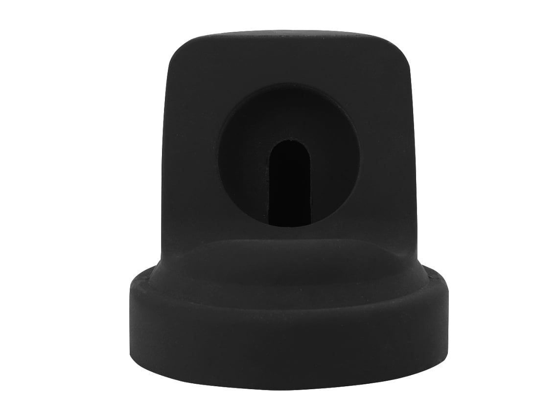 Base De Silicona Con Carga Portátil Para Apple Watch Iwatch 4/3/2/1 (negro)