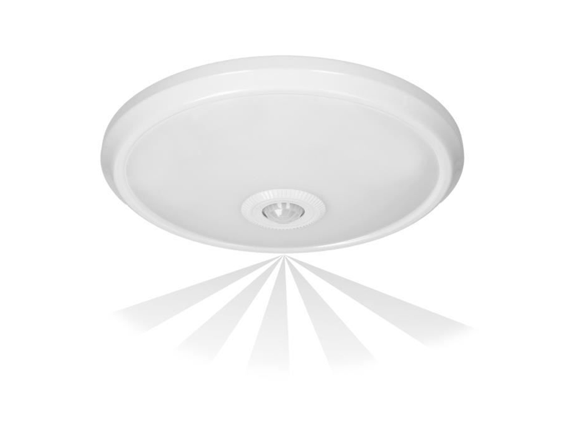 Zonda Plafón Led 12W 800Lm 4000K con Detector de Movimiento Blanco