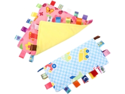 Manta Suave 2 Piezas De Seguridad Para Niños Y Niñas, Edredón Lavable, Relajante, Unisex, Práctico