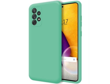 Carcasa Samsung Galaxy A72 TUMUNDOSMARTPHONE Silicona Líquida Verde