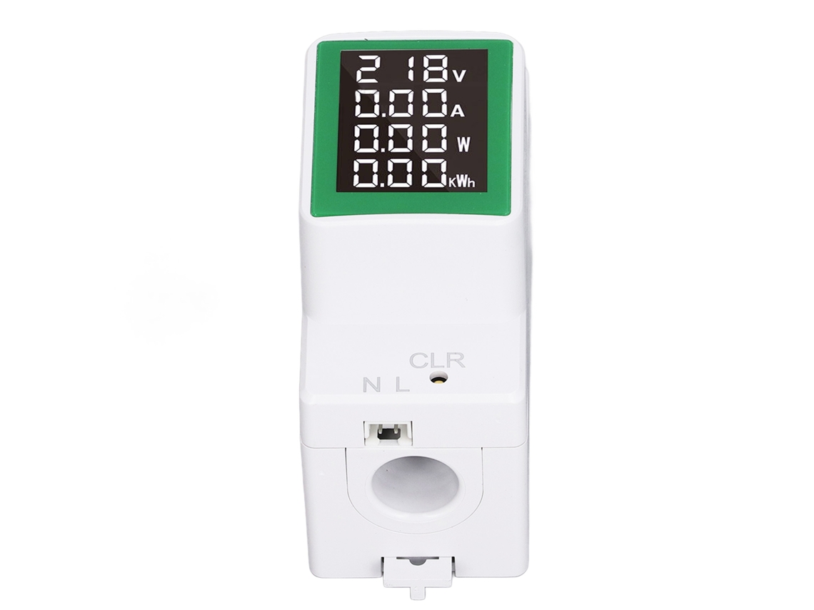 2026as-metero Digital De Energía Monofásico Monitor De Consumo Eléctrico Voltímetro Amperímetro Multímetro 50-300v 0-100a