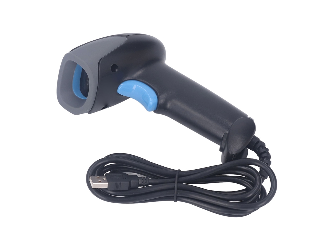 Escáner Portátil Con Cable De Códigos De Barras Qr 2d Para Logística Y Entregas Exprés.