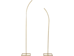 Soporte Para Arco De Boda, Parte Superior Curva Dorada, Estructura De Hierro Estable, 20,4 Metros (67 Pies)