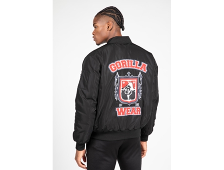 Chaqueta Unisex GORILLA WEAR Nan Poliéster Negro (2XL)
