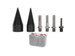 Broca Para Partir Madera De 6 Piezas, 32 Mm Y 42 Mm, Cono Desmontable Y 4 Mangos Para Camping.