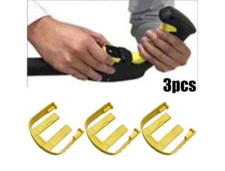 3X para Karcher K2 coche hogar potencia de presión lavadora gatillo reemplazo C Clip suministros de limpieza del hogar herramientas conector amarillo
