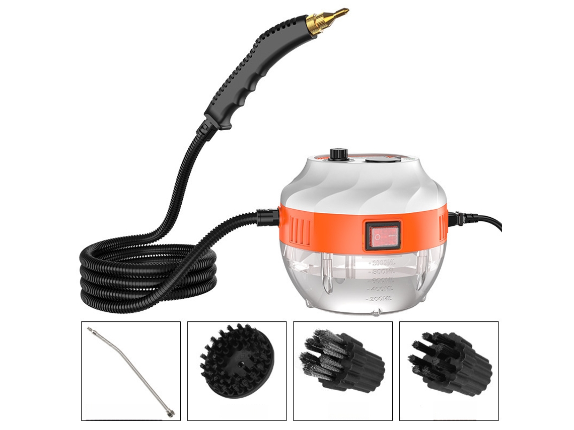 Limpiador a vapor de alta temperatura y alta presión con ajuste de 6 velocidades, apto para limpieza de cocina y coche, color blanco Cuich