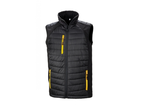 Chaqueta Unisex RESULT Plumón Reciclado Compass Acolchado Amarillo (3XL)