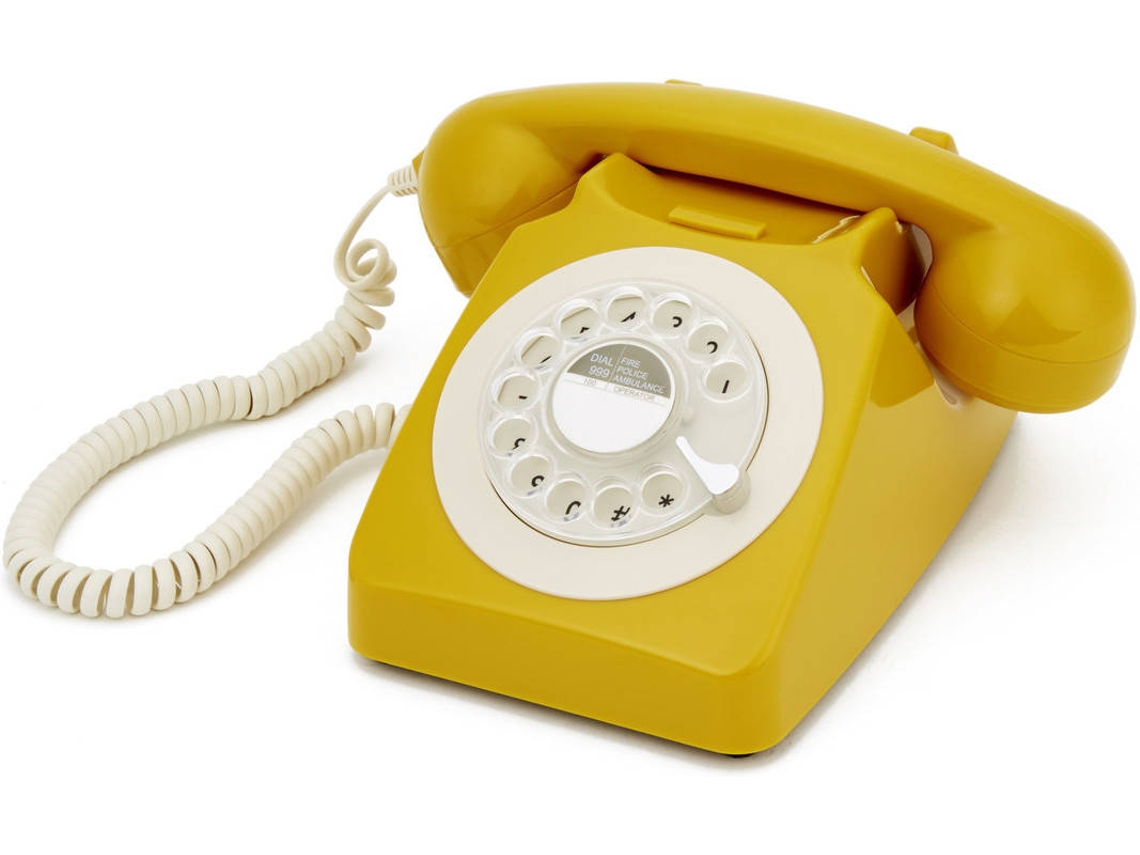 TELEFONE FIXO RETRO DISCO GPO 746 AMA