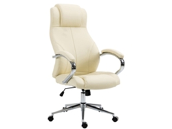 Silla de Escritorio Ergonomica DUDECOR (Acero - Beige)