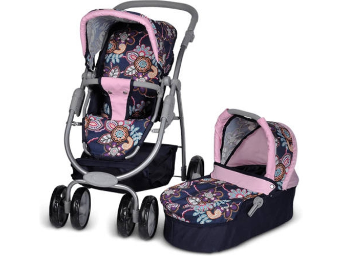 Accesorios De Muñecos knorrtoys 90778 cochecito convertible flores