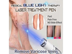 Lápiz de terapia de luz azul para eliminar venas varicosas, arrugas, acné y cicatrices - Dispositivo portátil para el cuidado de la piel