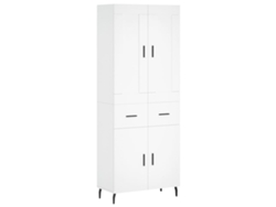 Mueble alto en madera blanca Derivados MAISON EXCLUSIVE (69,5x34x180 cm)