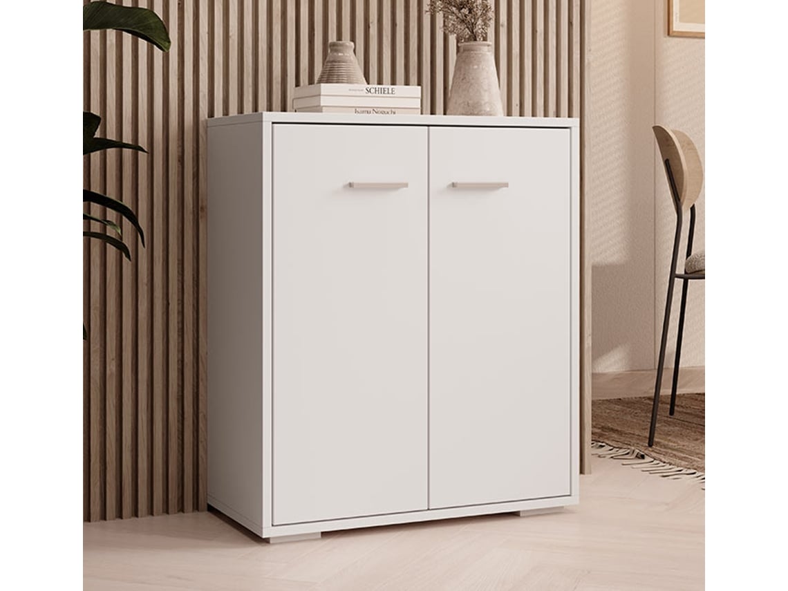 Aparador Londres 60x71x30 Cm Blanco Diseño Moderno Y Multifuncional Fabricado En España Domensino