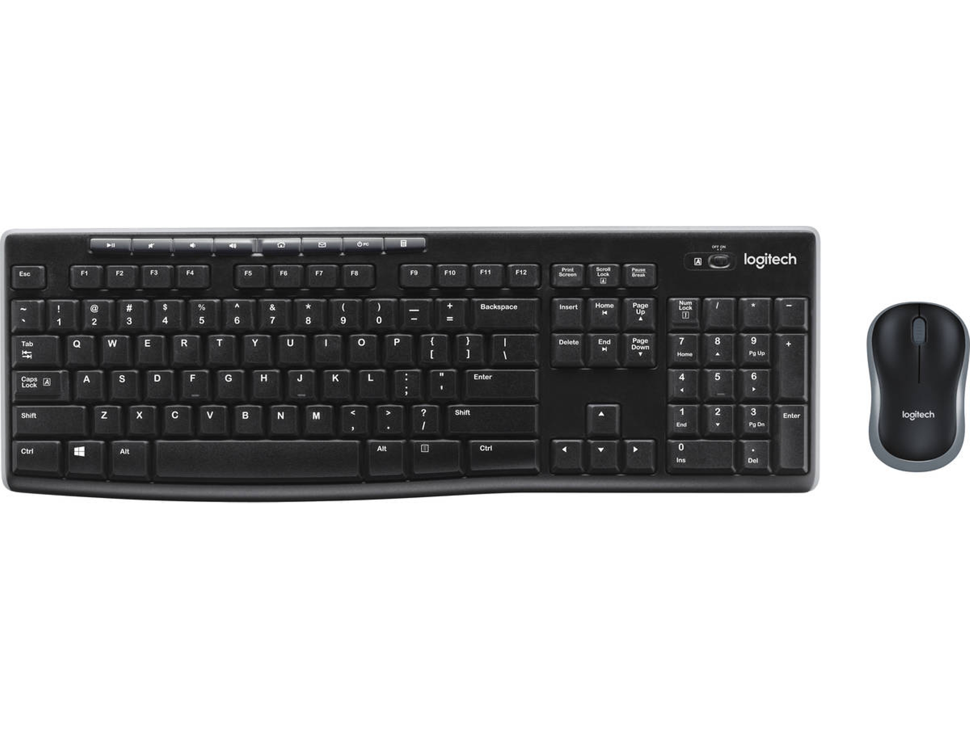 Teclado LOGITECH MK270 (Inalámbrico - Layout UK)