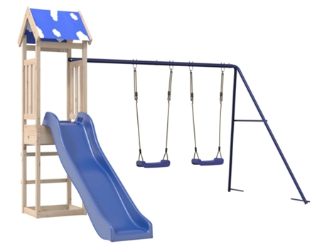 Parque Infantil De Exterior VIDAXL Marrón Madera
