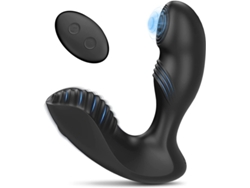 Vibrador de control remoto 3 en 1 con 7 modos de golpeteo y vibración para adultos (negro) YIZHOOD