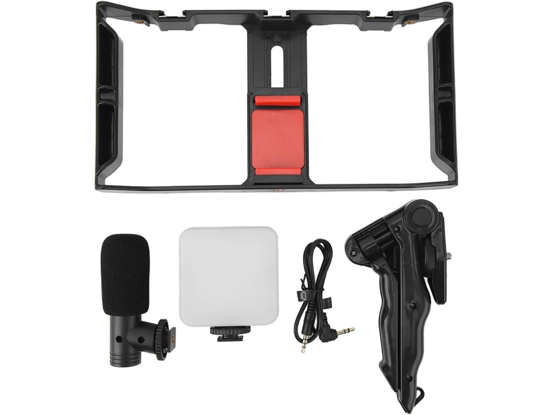 Kit Telefónico Para Transmisión En Vivo, Micrófono, Jaula De Sonido, Relleno