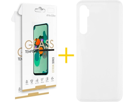 Kit Funda + 2 Protectores de Pantalla Xiaomi Mi Note 10 Lite SKYHE Liso (Transparente)