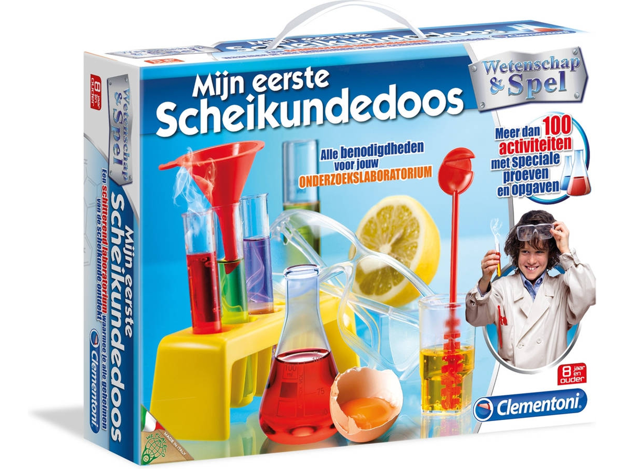 Kit de Ciencia CLEMENTONI Mijn eerste scheikundedoos