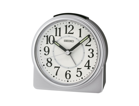 Reloj-Despertador SEIKO QHE198S Plateado
