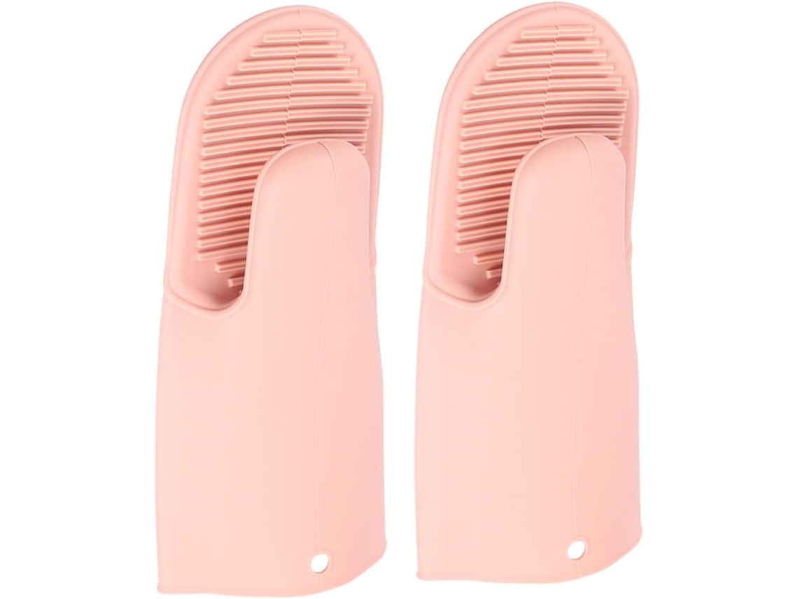 Guantes De Cocina De Silicona Gruesa, Resistentes Al Calor Y Antideslizantes, Juego De 2 Para Cocinar.
