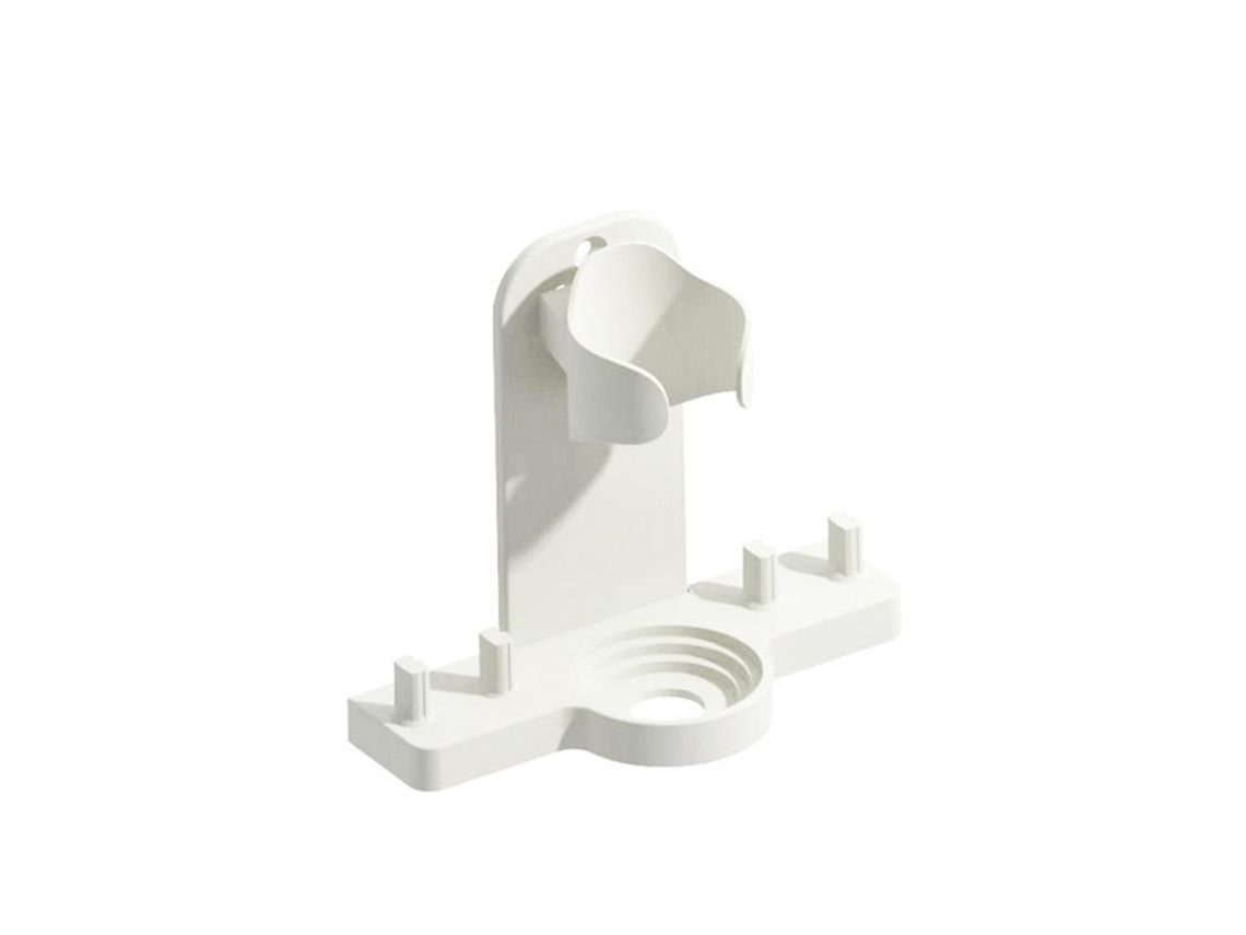 Soporte de pared para cepillo de dientes eléctrico con desagüe MDUG (blanco 1)