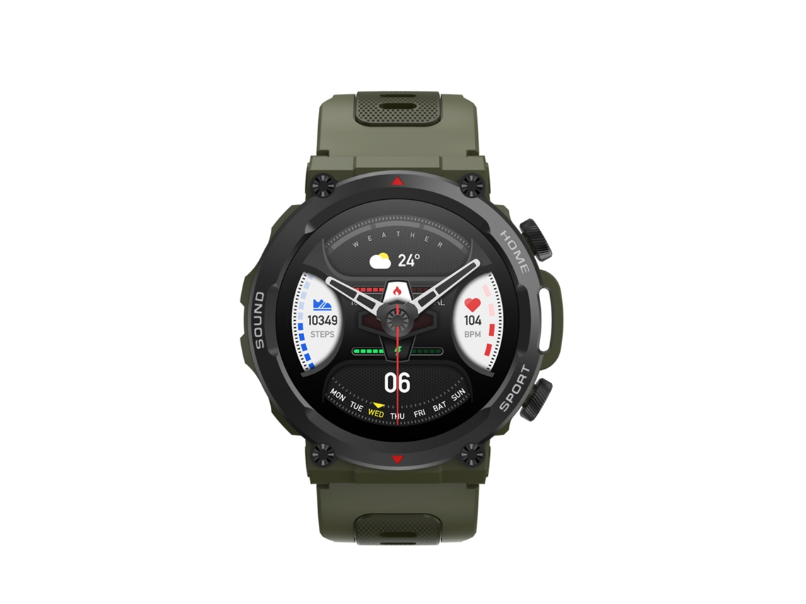 Smartwatch LUGA67 Rastreador de ejercicios a prueba de agua para hombres Llamada Bluetooth