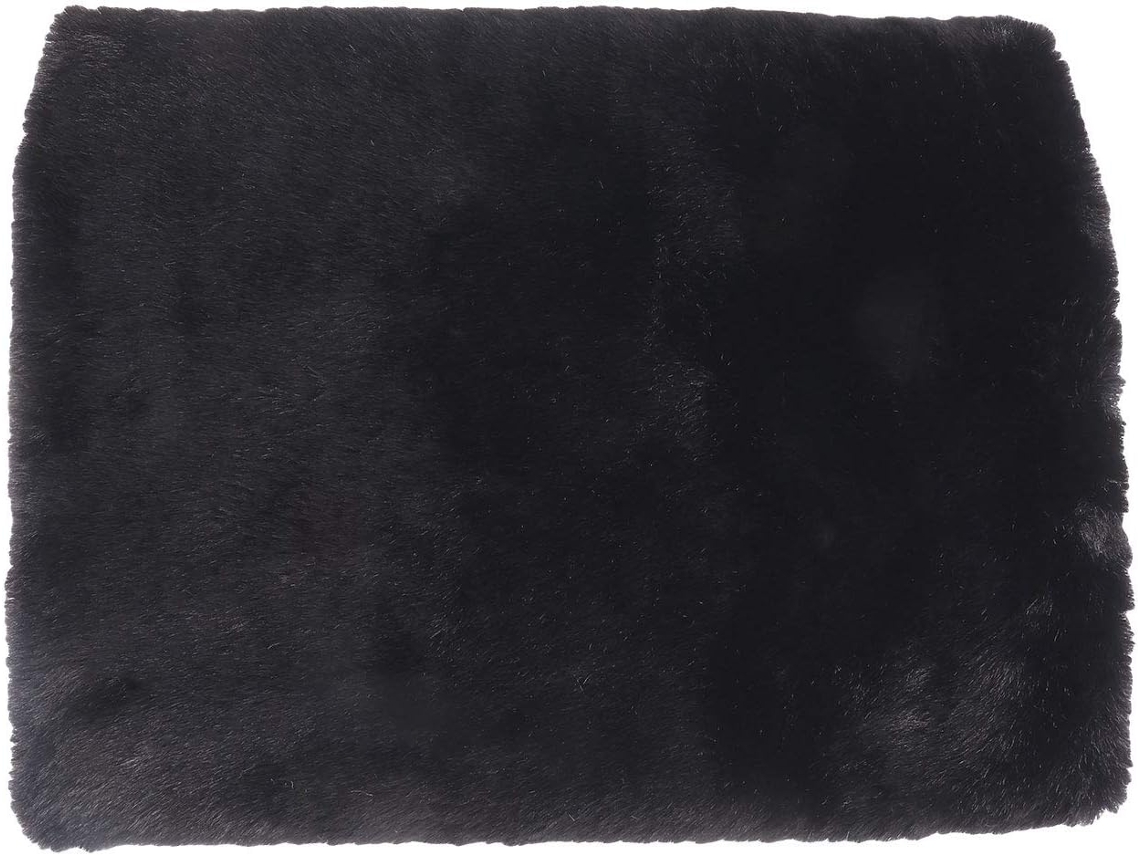 Bufanda Negra Lisa Y Cálida Para Mujer, Ideal Para Invierno Y Para Usar Al Aire Libre. Calentador De Cuello.