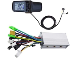 Kit De Controlador Para Bicicleta Sin Escobillas De 36/48/60 V Y 500 W Con Pantalla Lcd Y Sistema De Control De Velocidad.
