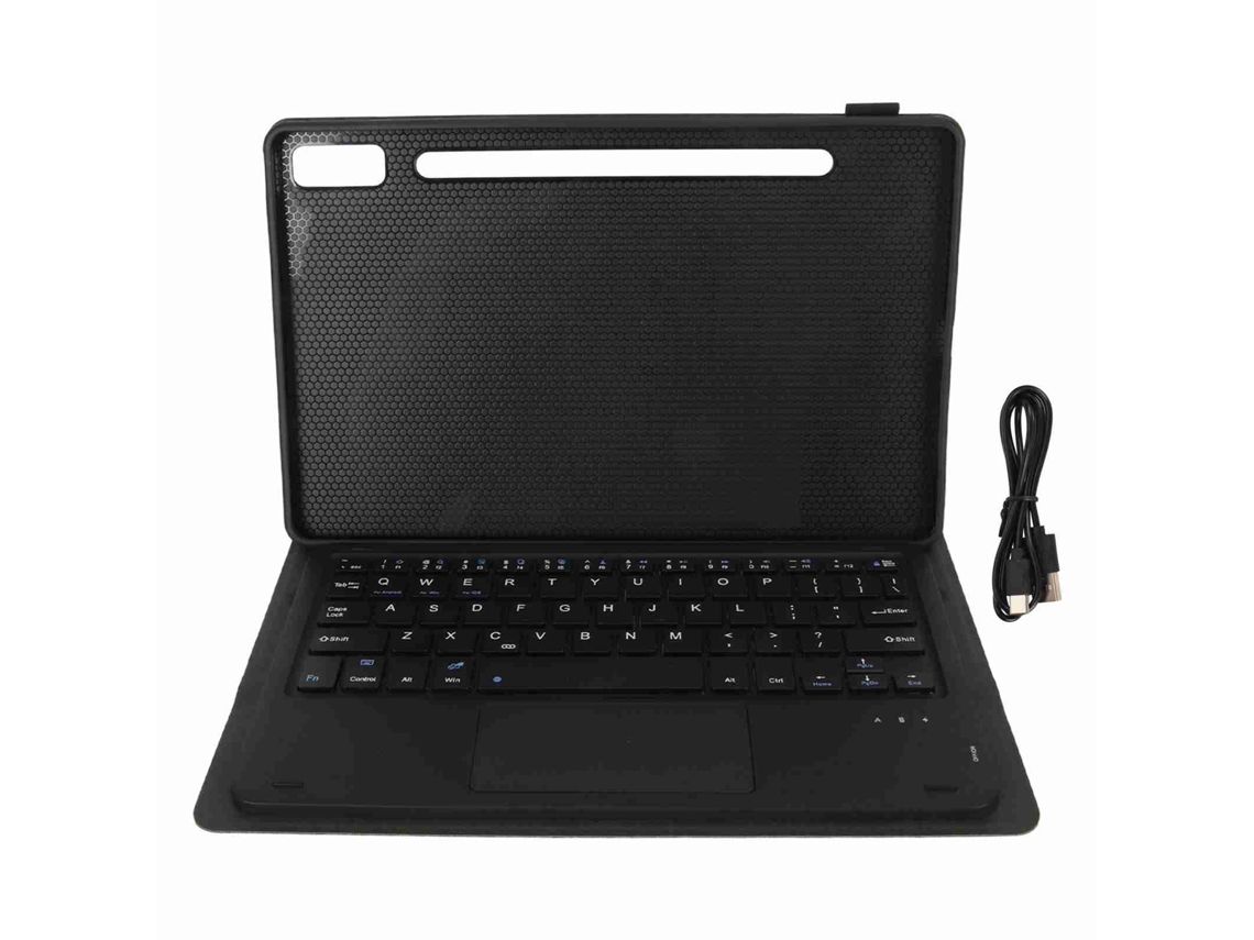 Funda con teclado para tableta (almacenamiento de lápiz, panel táctil)