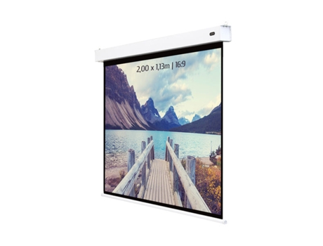 Pantalla de proyección Universal KIMEX 047-1512 (2.00 x 1.13m - Blanco)