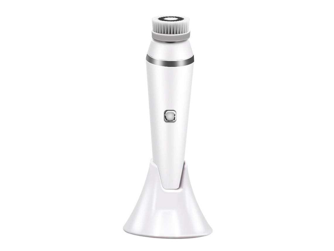 Dispositivo Recargable 4 En 1 Para Limpieza Facial Con Masaje Y Desmaquillante.