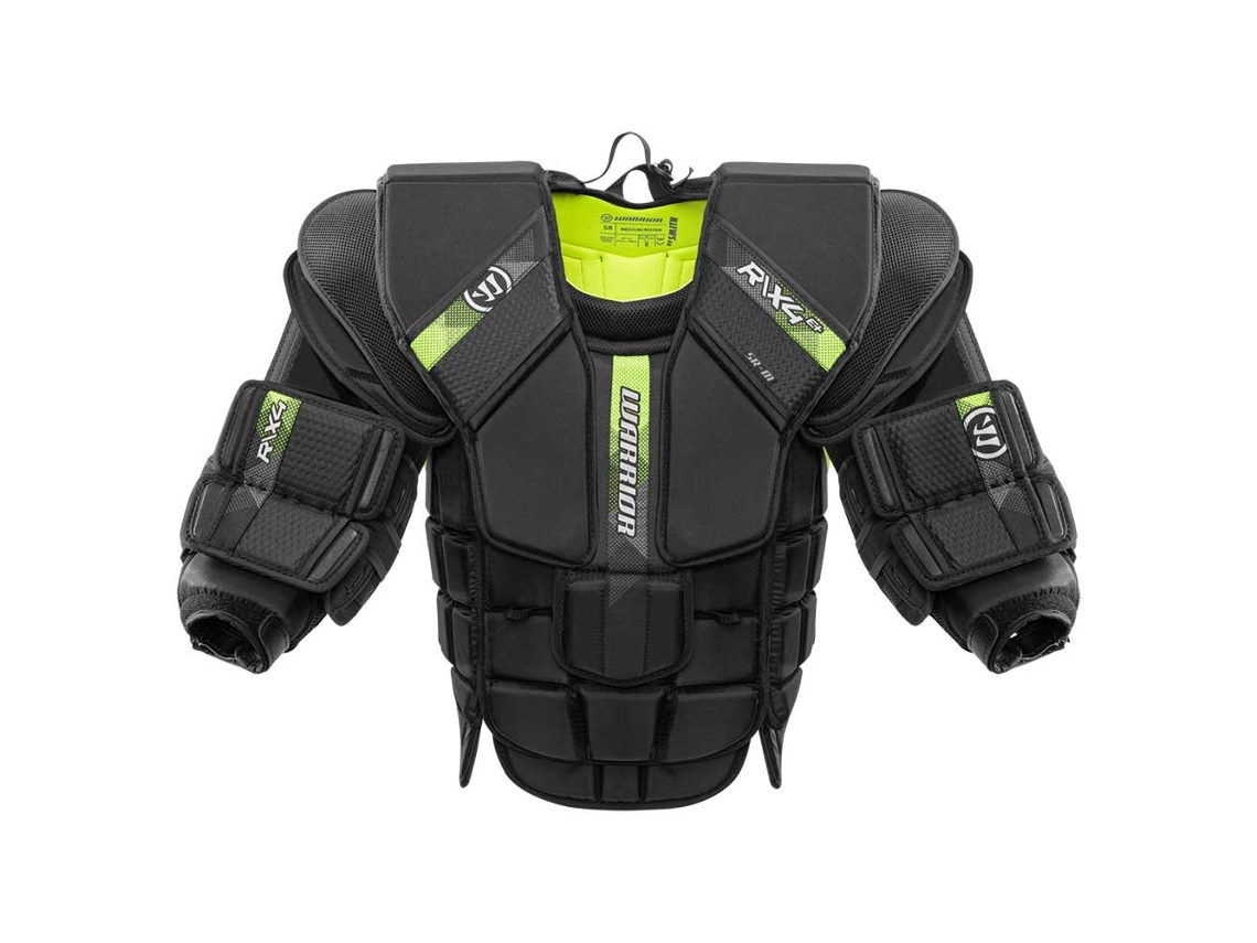 Protetor de Goleiro de Peito e Braço de Hóquei no Gelo X4 e Preto Lwarrior